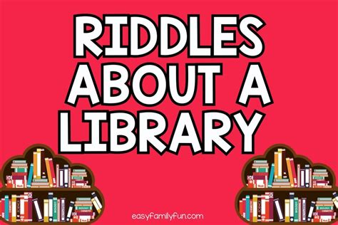 riddle for library