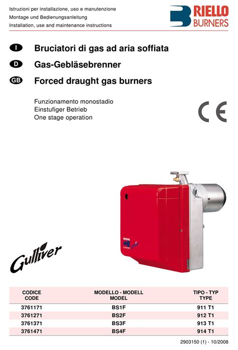 riello gas burners troubleshooting manual pdf Reader