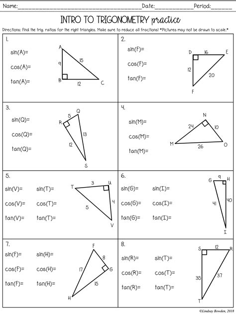 right triangles trigonometry answers Reader