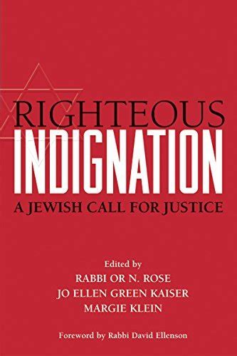 righteous indignation a jewish call for justice Epub