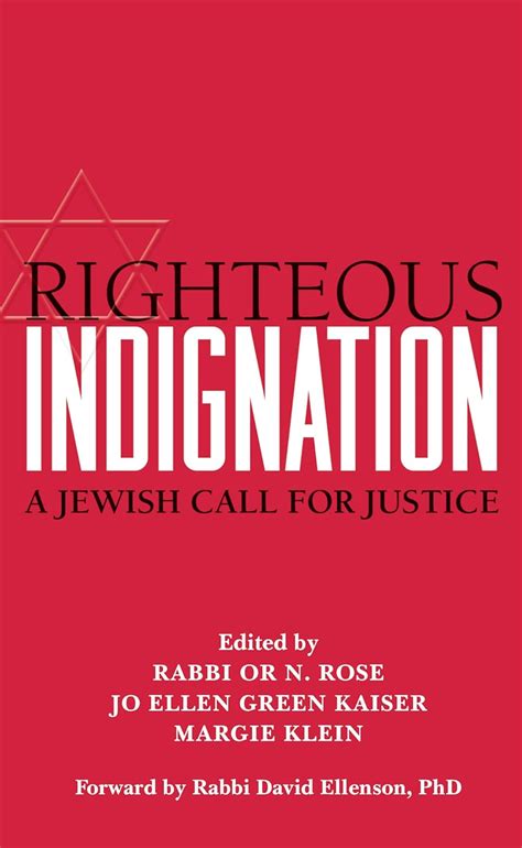 righteous indignation a jewish call for justice Epub