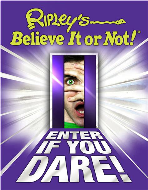 ripleys believe it or not enter if you dare annual Reader