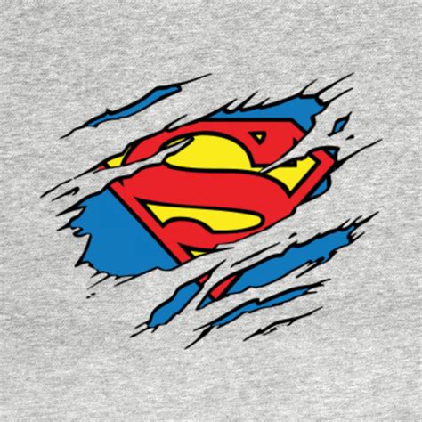 ripped superman shirt