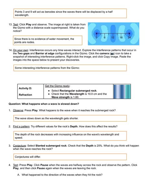 ripple tank gizmo student answer key Doc