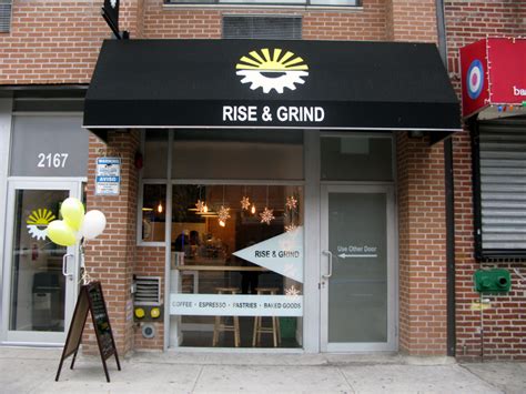 rise and grind coffee shop