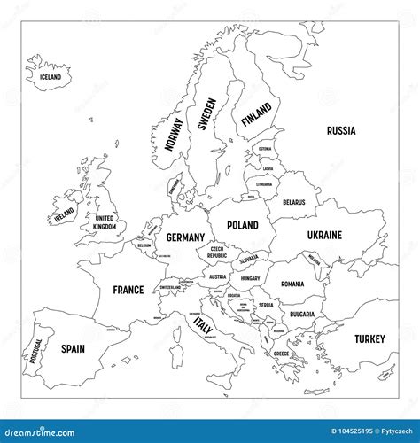 rise of europe outline map answers PDF