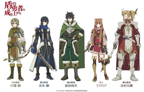 rising of the shield hero characters