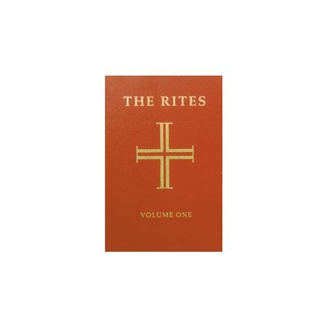rites of the catholic church volume one PDF