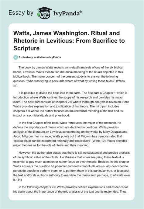 ritual and rhetoric in leviticus ritual and rhetoric in leviticus PDF