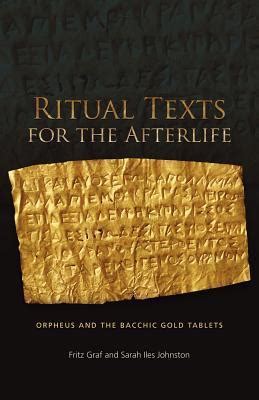 ritual texts for the afterlife orpheus and the bacchic gold tablets Epub