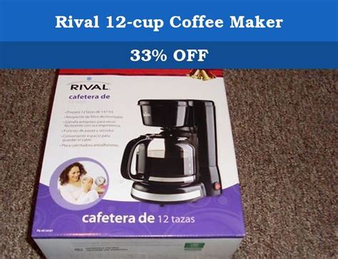 rival coffee maker instruction manual Reader