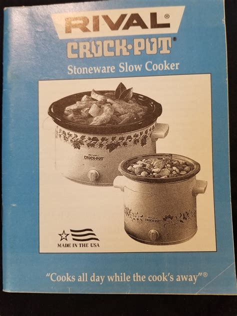 rival crockpot user manual Kindle Editon