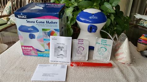 rival manual snow cone maker Kindle Editon