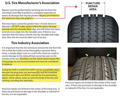 rma tire repair guidelines Doc