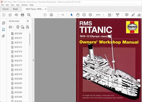 rms titanic manual pdf PDF