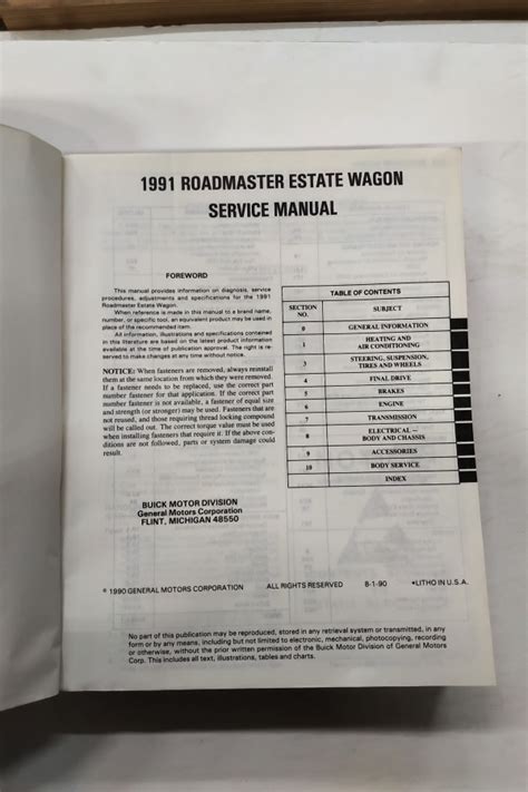 roadmaster service manual Epub
