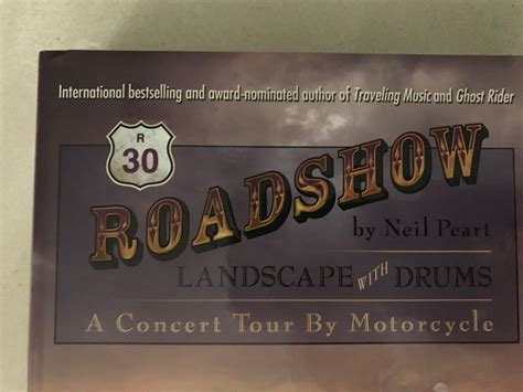 roadshow landscape with drums a concert tour by motorcycle Doc