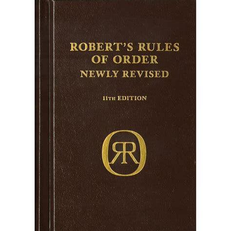 roberts rules of order newly revised 11th edition Kindle Editon