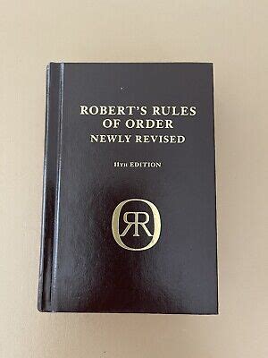 roberts rules of order newly revised deluxe 11th edition Reader