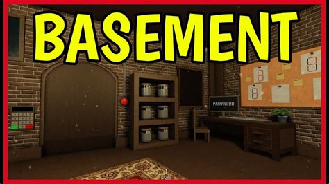 Roblox Escape Room Basement Walkthrough