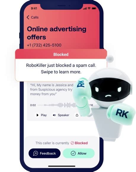 robokiller not telling me when i get a text message