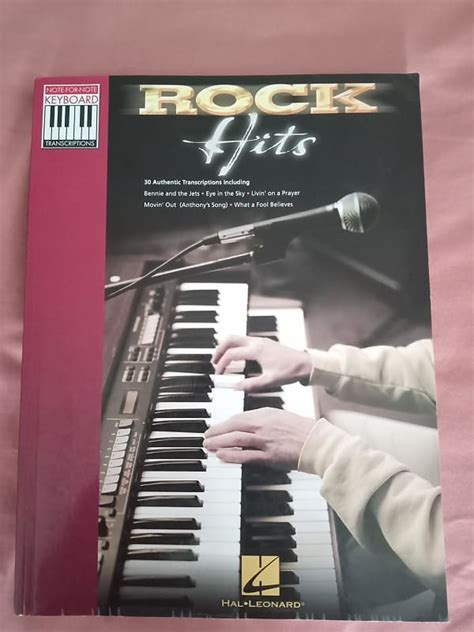 rock hits note for note keyboard transcriptions PDF