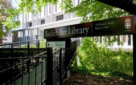 rockefeller library brown