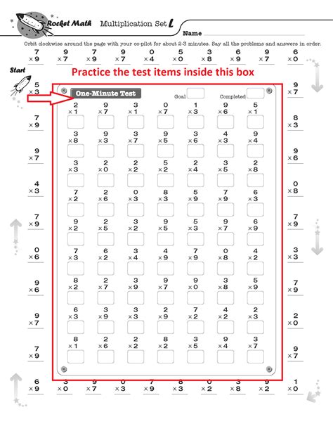 rocket math addition practice sheets PDF