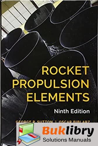 rocket propulsion elements solutions manual Doc