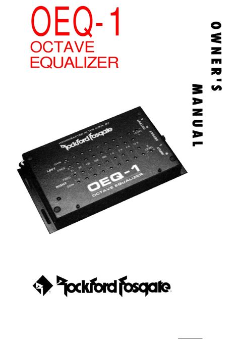 rockford fosgate dms1 receivers owners manual PDF