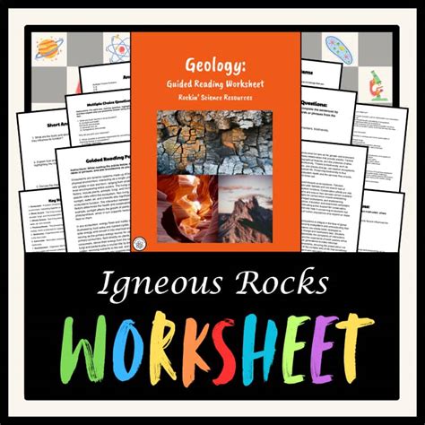 rocks guided reading and study PDF