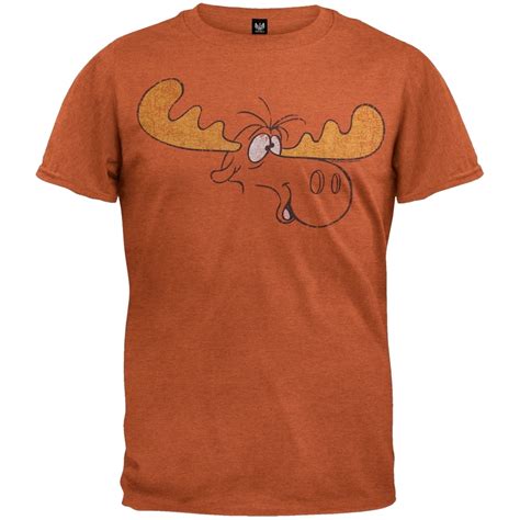 rocky and bullwinkle shirt