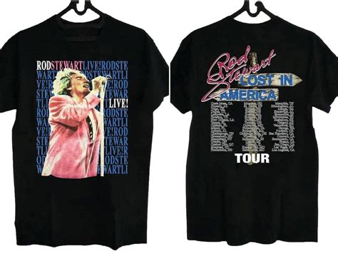 rod stewart tour shirts