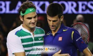 roger federer novak djokovic head to head