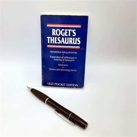 rogets thesaurus vest pocket edition PDF