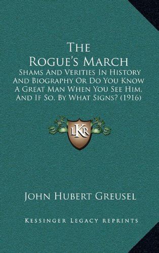 rogues march verities history biography Kindle Editon