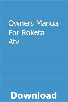 roketa repair manual free Doc