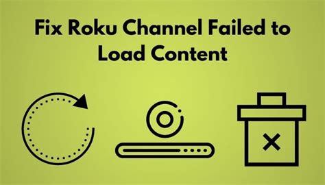 roku failed to load content