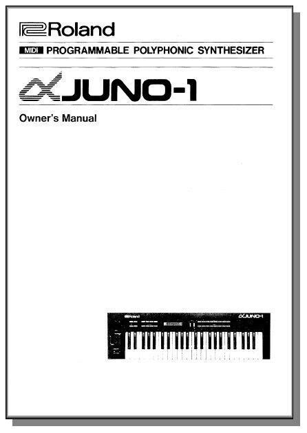 roland alpha juno 1 service manual Epub