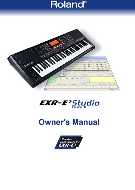 roland exr 7 music keyboards owners manual Doc