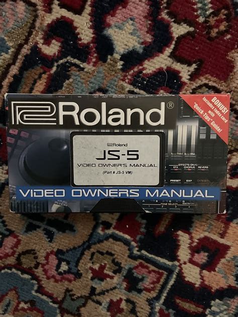 roland js 5 owners manual PDF