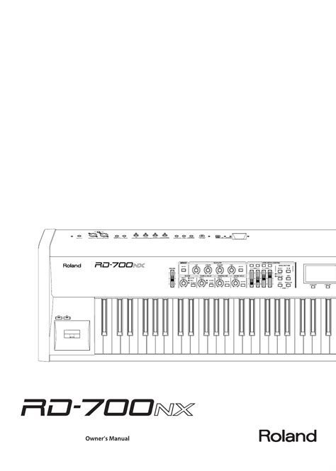 roland rd 700nx user manual Reader