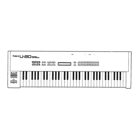 roland u20 keyboard manual Epub