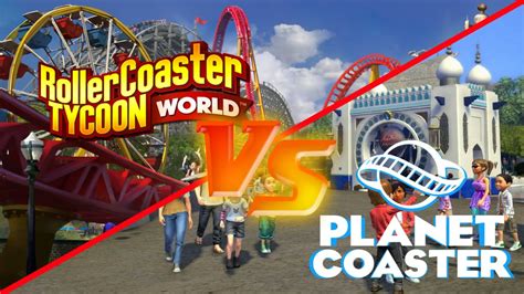 rollercoaster tycoon vs planet coaster