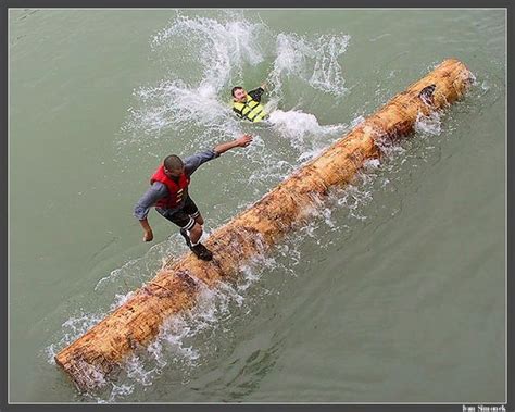 rolling log