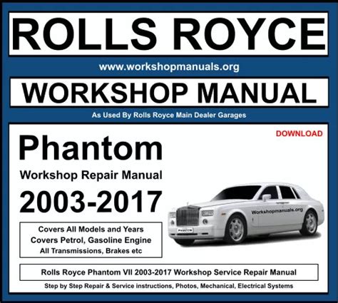 rolls royce workshop manual Reader