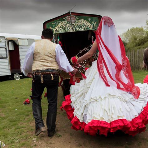 roma gypsy wedding dress