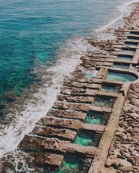 roman tidal baths malta sea level