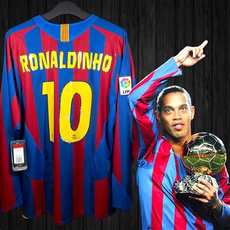 ronaldinho barcelona jersey