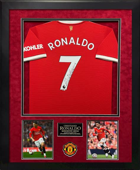 ronaldo autographed jersey